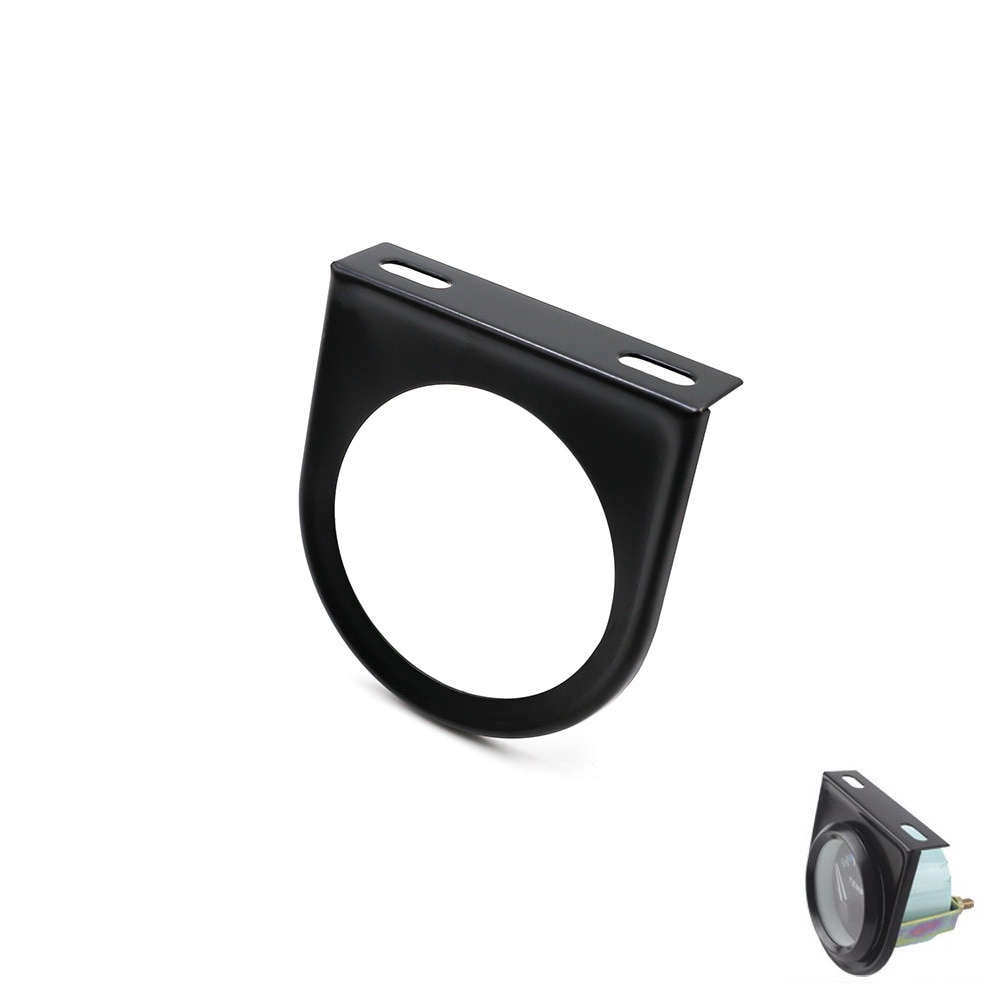 Accessoires de garniture de bâti de support de jauge de Pod panneau de visage de support de tableau de bord de trou simple noir de 2 pouces
