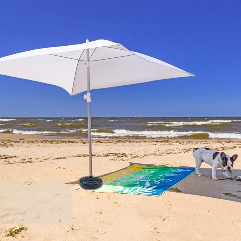 Soporte para sombrilla de playa y jardín, Base de plástico para Patio, diámetro, accesorios de jardín, 1 pieza