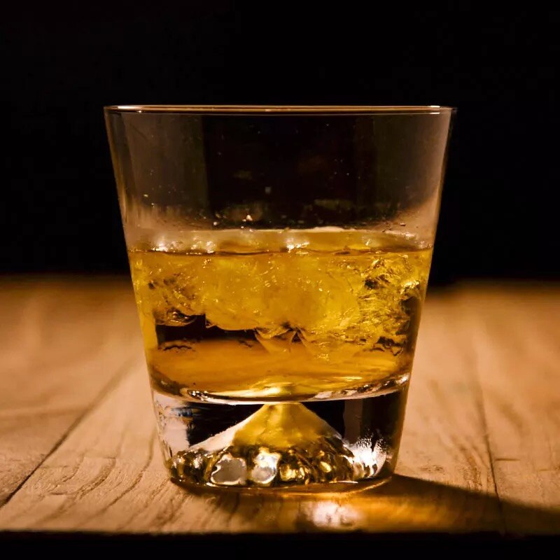 Japansk fujiyama glas kop tekop blik kop enkelt kop kung fu te sæt drikkeglas gennemsigtigt øl krus te whisky glas kopper
