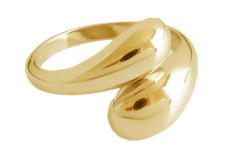 Luxe Zilver Kleur Onregelmatige Bal Ringen Voor Vrouwen Antieke Ringen Bruiloft Sieraden Valentines: gold