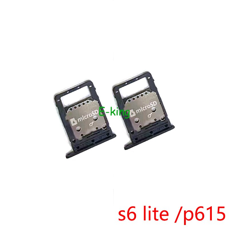 Voor Samsung Galaxy S6 Lite P615 Sim Card Slot Lade Houder Sim Card Reader Socket