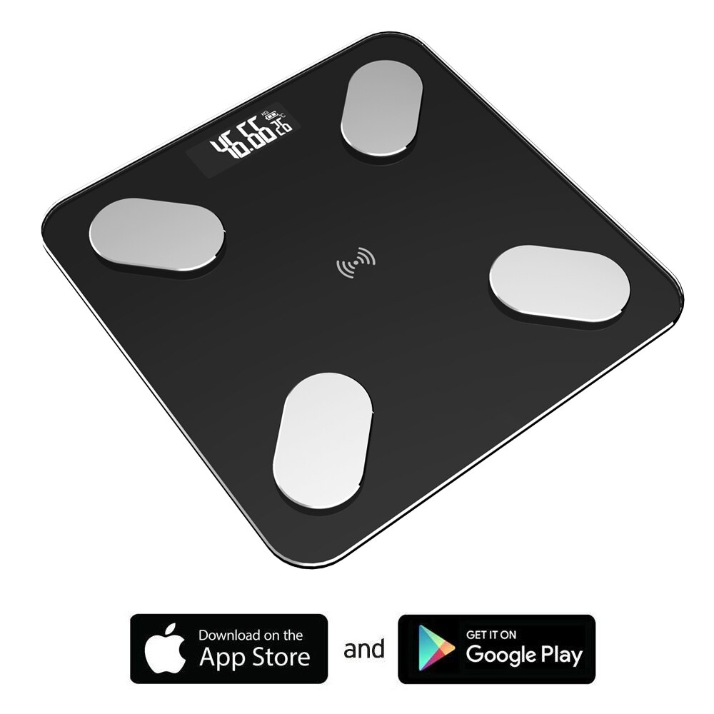Bluetooth Body Fat Scale - Smart BMI Scale Digital Bathroom Wireless Weight Scale, Body Composition Analyzer with Smartphone App
