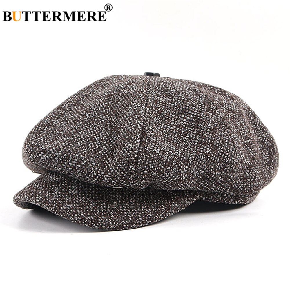 Heren Platte Petten Man Baretten Katoen Vintage Platte Krantenverkoper Caps Mannelijke Effen Grijs Lente Herfst Winter Verstelbare Driver Gatsby Hoeden, Style3, One Size