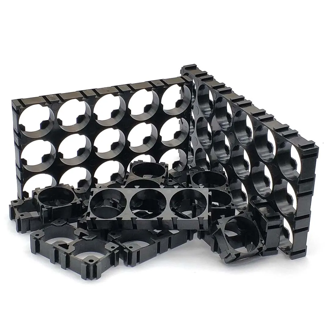 18650 Batterijhouder Veiligheid Anti-vibratie Houder Beugel Li-ion Mobiele houder Cilindrische plastic behuizing Diameter 18,5 mm