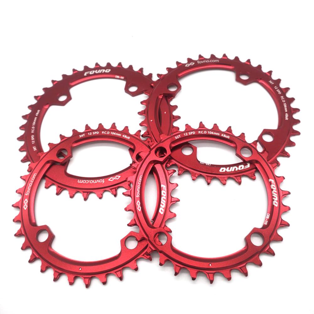 Fovno 104 bcd 32/34/36/38 t eagle tooth mountain mtb polkupyörä kapea tarjotin leveä ketjurengas forshimano  m370 m410 m610 m615 m670 m780