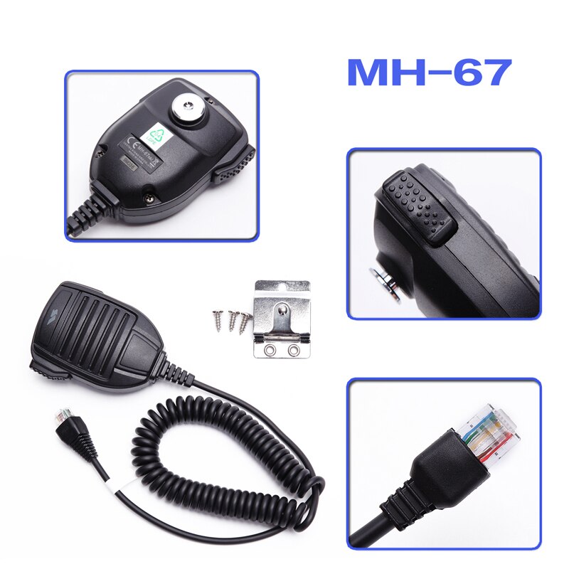 8Pin Speaker Mic MH-67A8J For YAESU Vertex Two Way Radio VX-4100, VX-4200, VX-4500, VX4600, VXR-1000, VXR-7000, VXR-9000