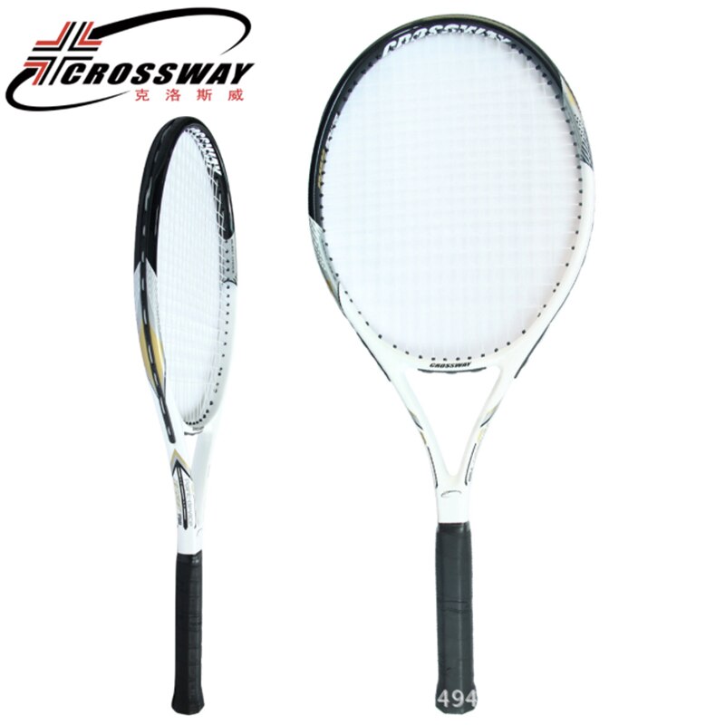 Crossway 720 raqueta de tenis de fibra de carbono de , equipado con bolsa, empuñadura de tenis, tamaño 4 1/4