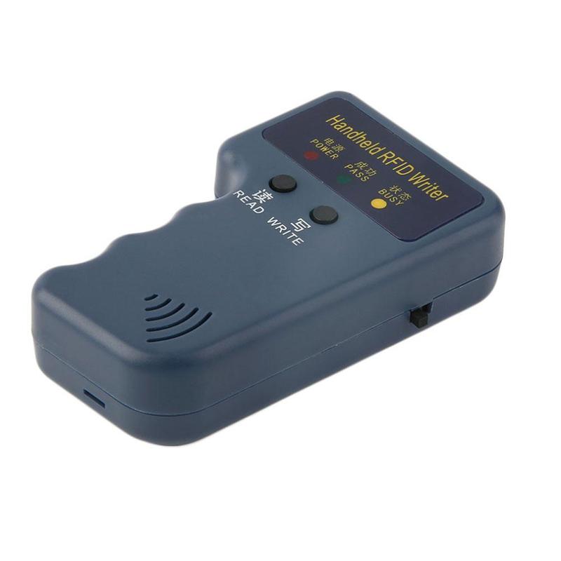 Handheld 125KHz EM4100 RFID Copier Writer Duplicator + Rewritable Printing Label Programmer Reader Carder Reader Card