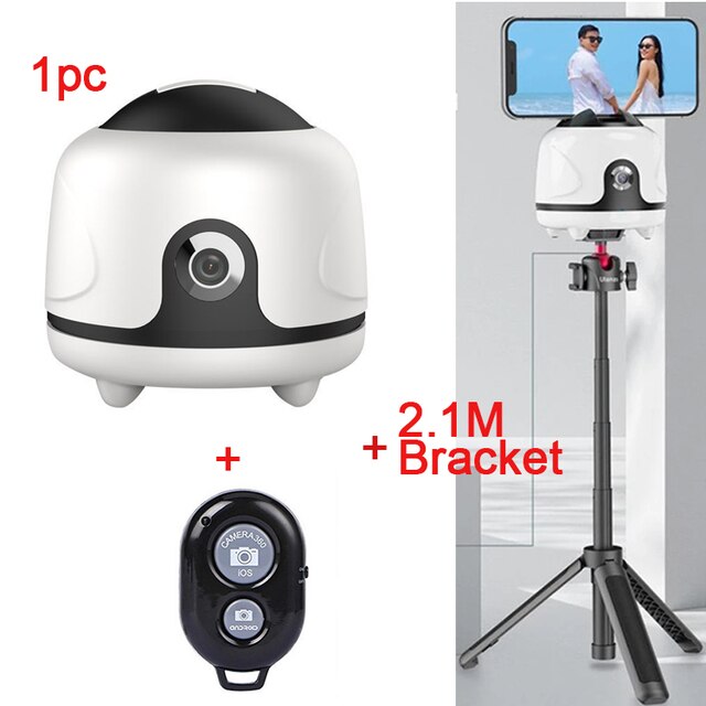 Auto Smart Shooting 360° Selfie Stick Intelligent Follow Gimbal AI-composition Object Tracking Auto Face Tracking Robot Camera