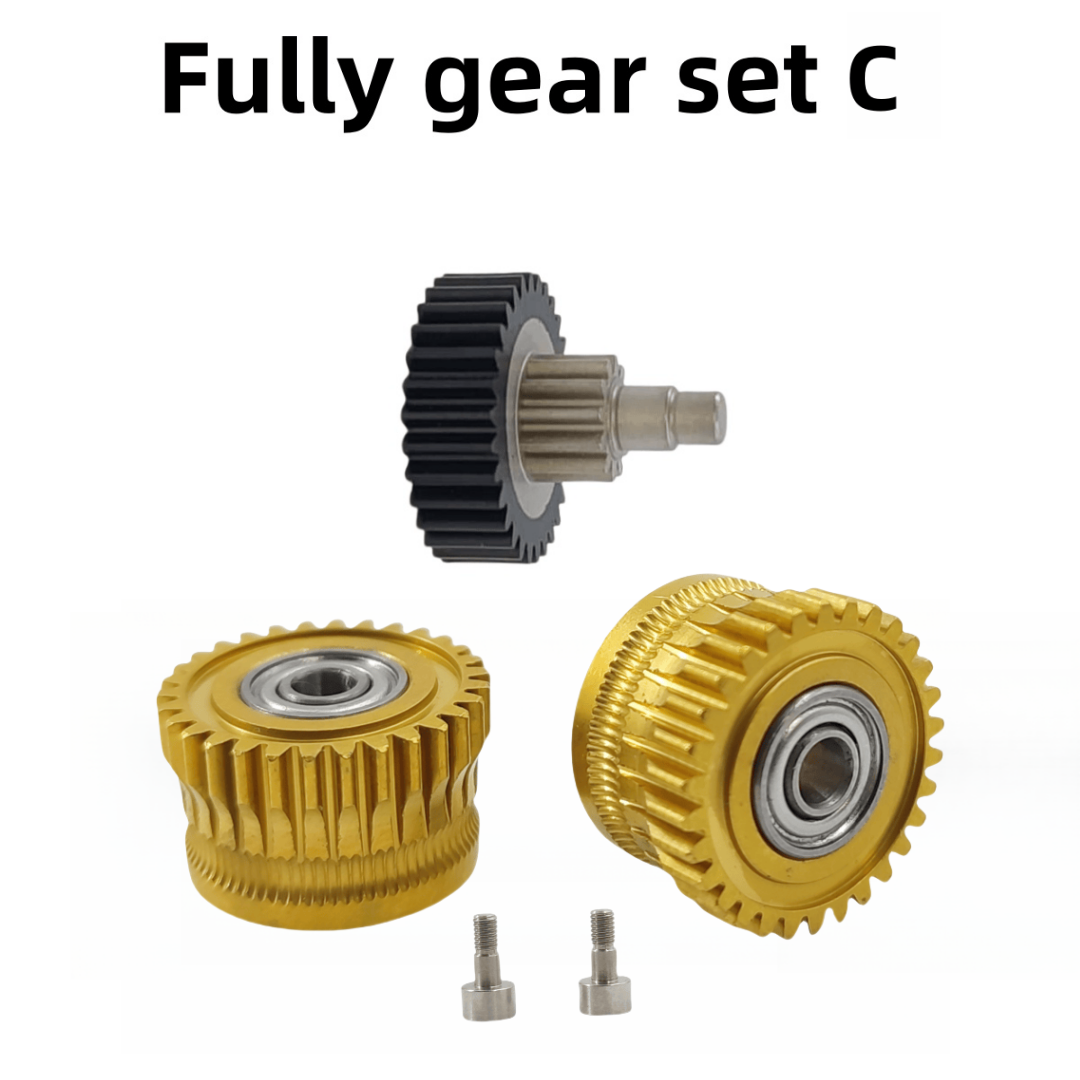 Estrusore K1C Ingranaggio K1 Ingranaggio di trasmissione con filamento interamente in metallo per Ingranaggio EXTRUDER Creality K1 Max nichelato Elevata durezza: Viola