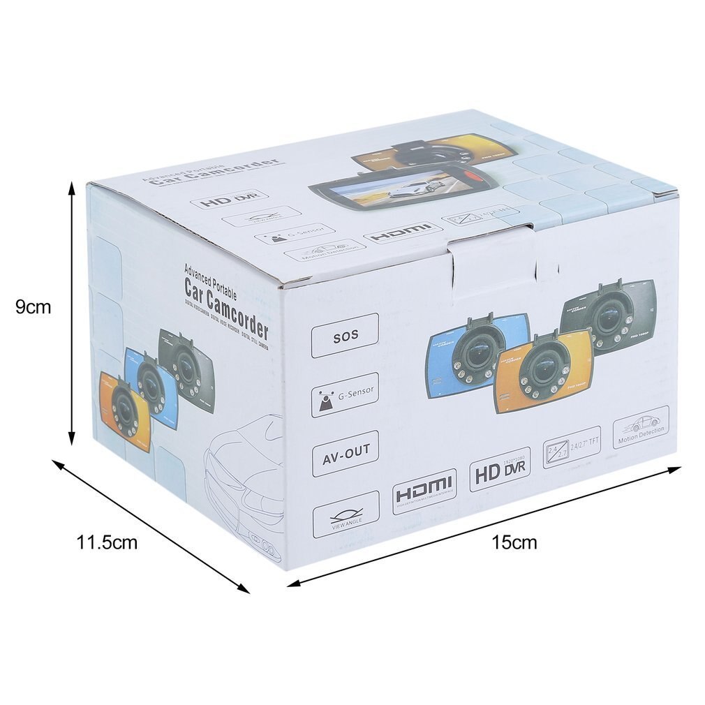 Auto dvr  g30l auto camera recorder dashcam g-sensor ir nachtzicht