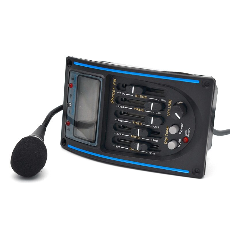 Lc -5 5 bånds akustisk gitar eq/lc -4/ lc -5 rød farge/lc -5 batteriboks til akustisk gitar