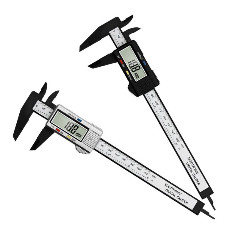 150mm Electronic Digital Caliper Carbon Fiber Dial Vernier Caliper Gauge Micrometer Measuring Tool Digital Ruler