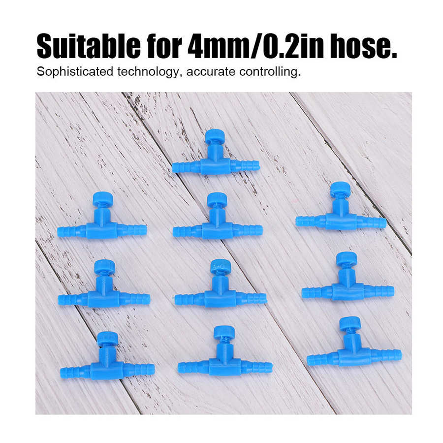10 stuks/set aquarium luchtklep aquarium t-stuk 3- weg pomp luchtslang luchtvolume regelklep voor 0.2in slangen