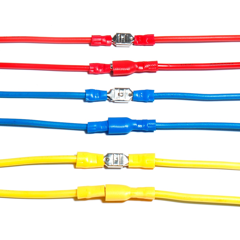 Plug cold pressing insulation fast wire spring connector Terminals Electrical Crimp Spade Lug Cable car Full Fork Assortment Kit