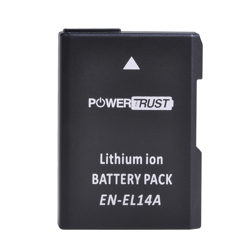EN-EL14 EN-EL14A Battery+LCD USB Dual Charger with Type C Port for Nikon D3100 D3200 D3300 D3400 D3500 D5600 D5100 D5200 P7000