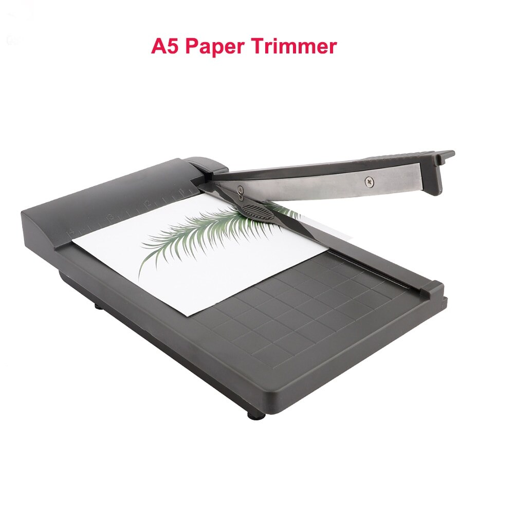 A5 Papier Cutter Schneiden matt Maschine Büro Liefert Foto Etikett Kunst Malerei Trimmer Schrott buchung Werkzeuge Lineal Versteckte Klinge
