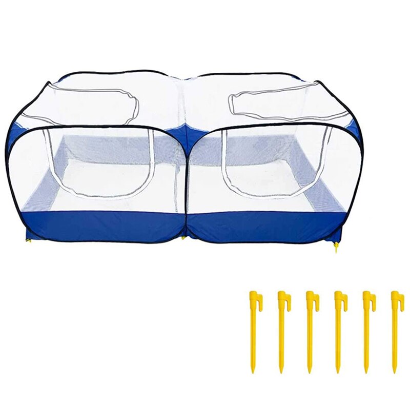 Draagbare Chicken Run Coop, Kip Pen Voor Kleine Dieren Outdoor Huisdier Behuizing: Default Title