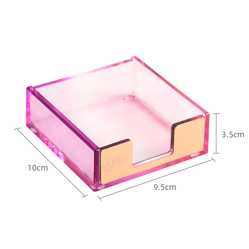 Organizador de escritorio para documentos, soporte acrílico antigolpes, caja de almacenamiento para casa, oficina, libros, documentos, estuche de lápices, estante, organizador de papelería: Mini Box-Purple