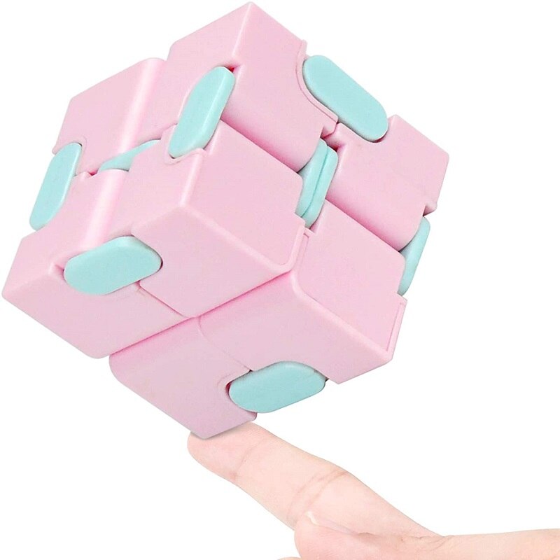 Kinder Erwachsene Unendlichkeit Cube Quadrat-Puzzle Spielzeug Entlasten Stress Lustige Hand Spiel Anti-Stress-Spielzeug für Kinder Dekompression Spielzeug