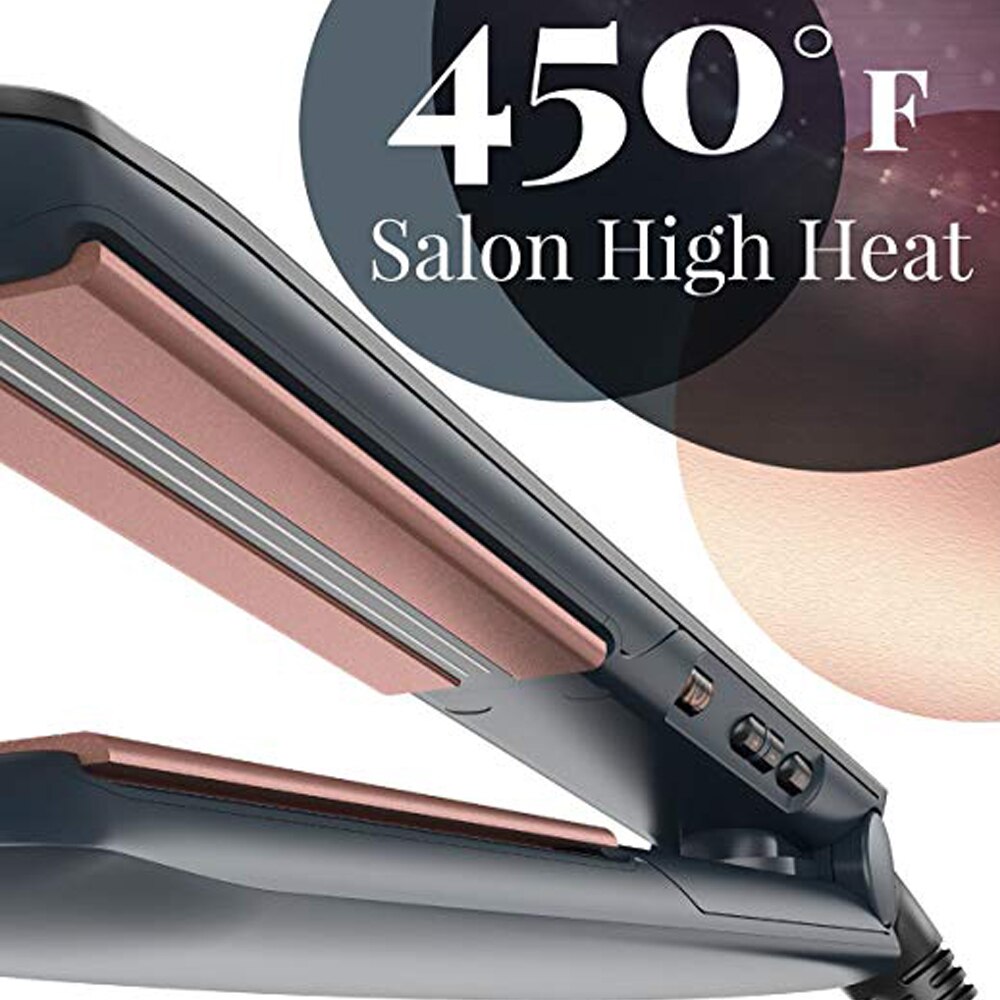 Profession Hair Straightener Flat Iron Steam Salon Ceramic Hair Straightening Tourmaline Styler Tools