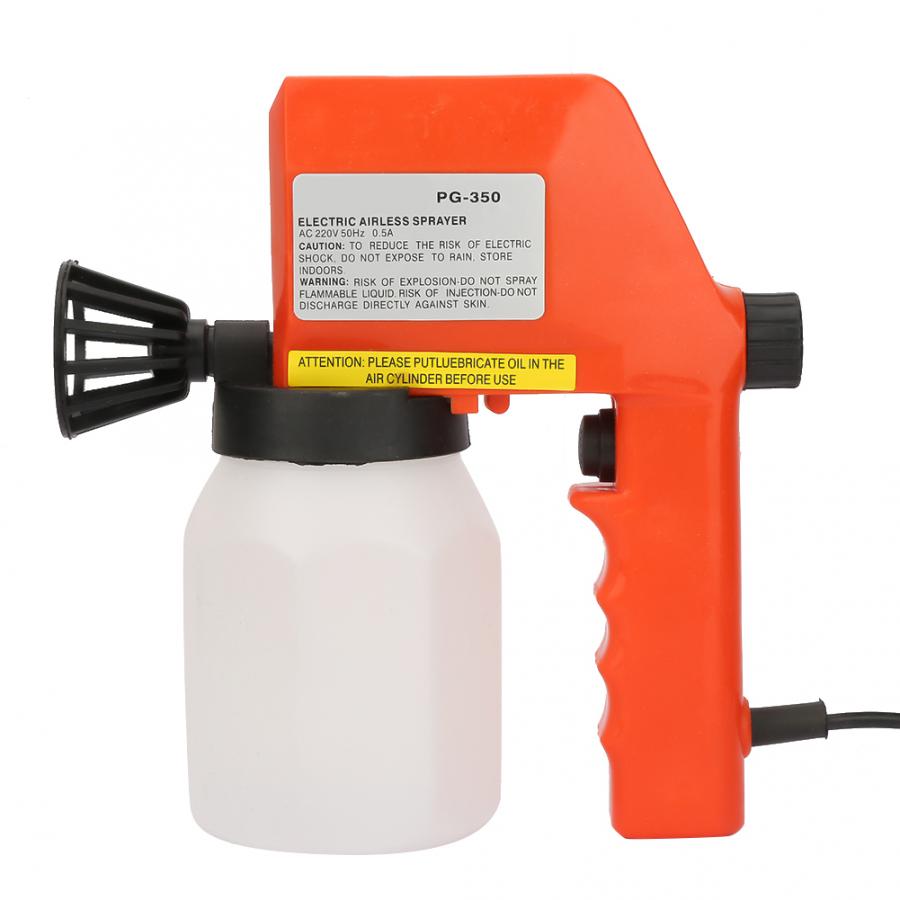 600ML Pneumatic Spray Hand Held Spray Electric Paint Sprayer Paint House Painting Tool 220V EU Plug