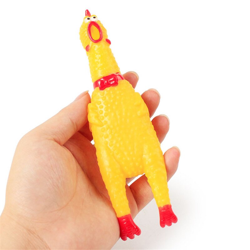 16cm/30/40cm Screaming Chicken Squeeze Sound Toy Pets Dog Toys Product Shrilling Decompression Tool Squeak Vent Chicken