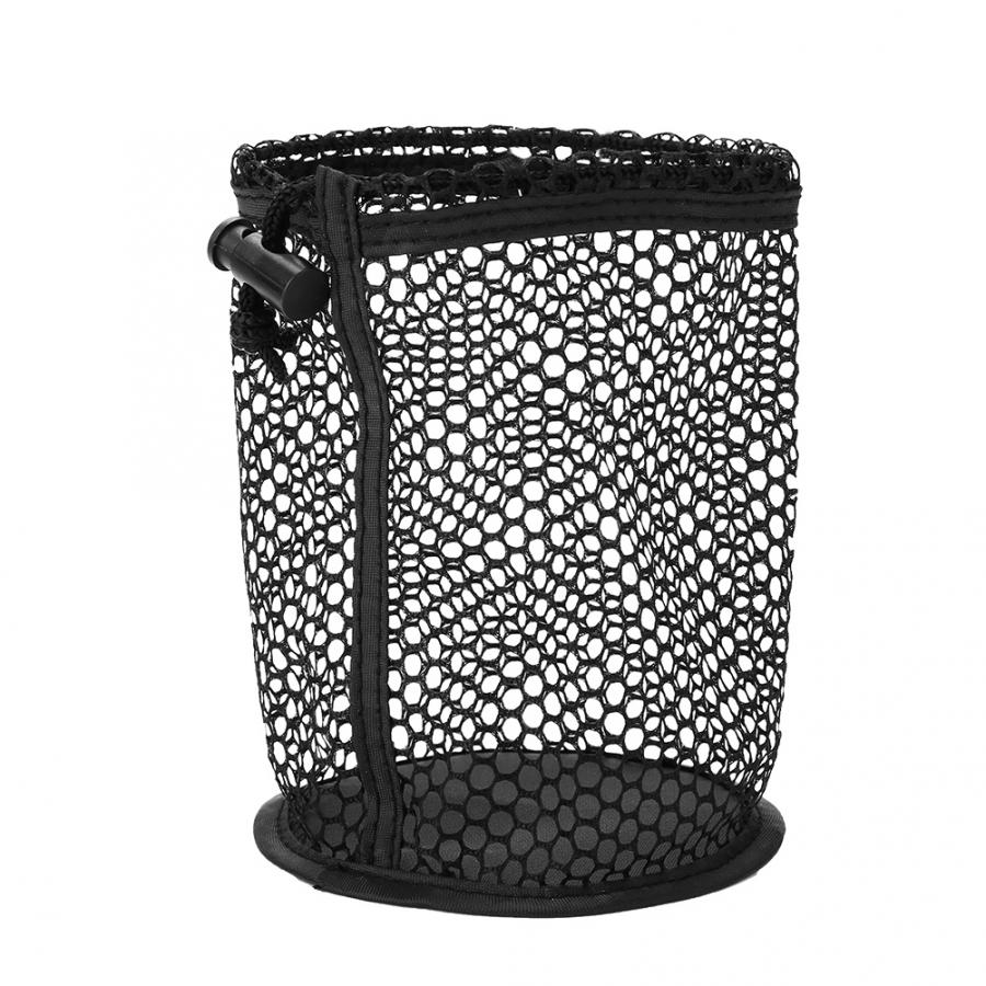Double Portable Mesh Nets Ball Bag Nylon Storage Holder Pouch Poke 12 Balls Collector For Ball Bag
