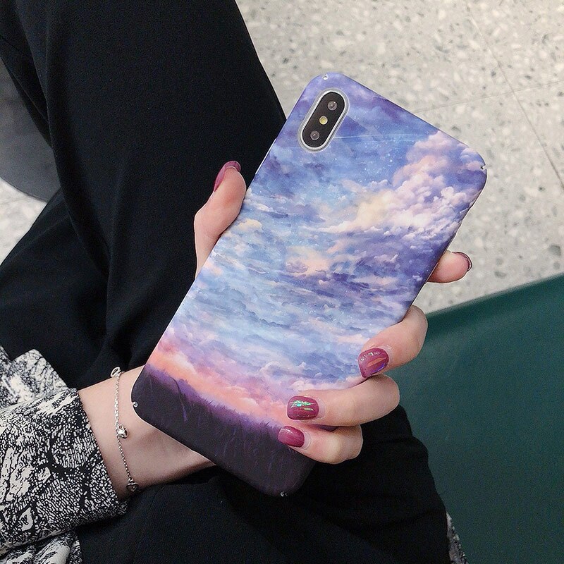 Cloud sky Hard PC Cases For Huawei P30 P20 lite Mate 20 Pro case For Honor 8X 10Lite V20 20 Nova 3 3i 4 5Pro back Cover: For Nova 5Pro