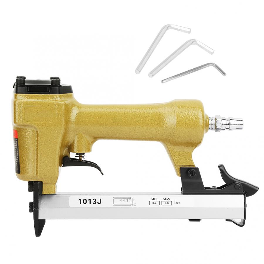 Spikerpistol trebearbeidingsverktøy 60-100 psi-formet pneumatisk spikerpistol 1/4 " luftstifteverktøy tilbehør til elektroverktøy