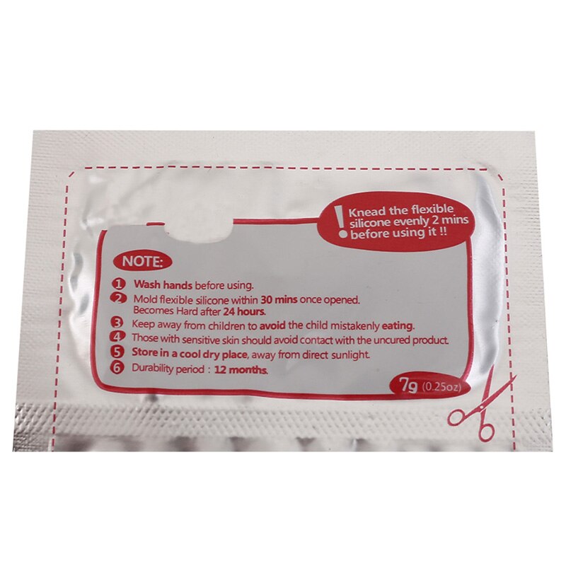 Waterproof Self-setting Rubber DIY Moldable Glue Self-setting Repair Stick Fix Rubber Black & White Repair Rubbers