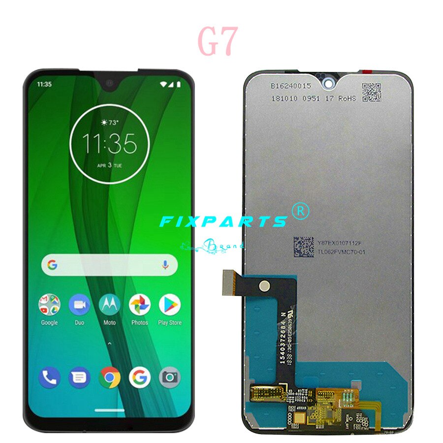 Original Für moto rola moto G7 XT1962 LCD G7 Spielen Anzeige berühren Bildschirm Sensor Tafel Digiziter Montage Neue Für moto g7 Energie LCD: G7