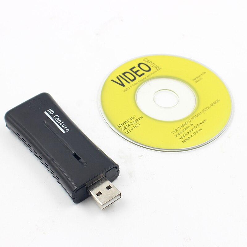 kebidumei Mini USB2.0 Port Video Capture Card HD 1 Way 1080P Video Convert Card for PC Supports for Windows XP/Vista/7/8/10