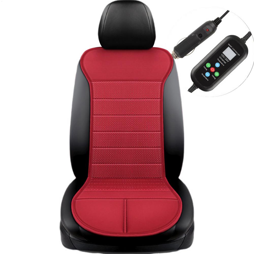 Auto Heizung Sitzkissen Winter Auto Sitzbezug Pad Ergonomisches Winter Zubehör Für SUV Kleine Auto RV Und Limousine: Schwarz