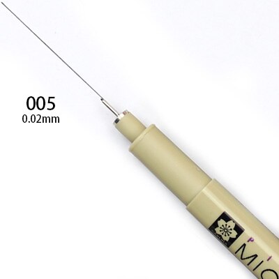 SAKURA Pigma Micron Pen drawing needle pen 003 005 1.0 01 02 03 04 05 08 Brush fine point Markers pen 10pcs sketch painting Art: 005