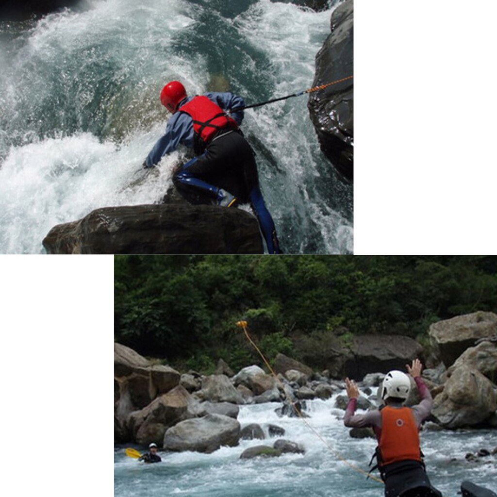 Safety Rescue Rope Throw Bags Backpack Rescue Kayaking Reflective Throw Line Rope Lightweight: 31 Meters Non-refle