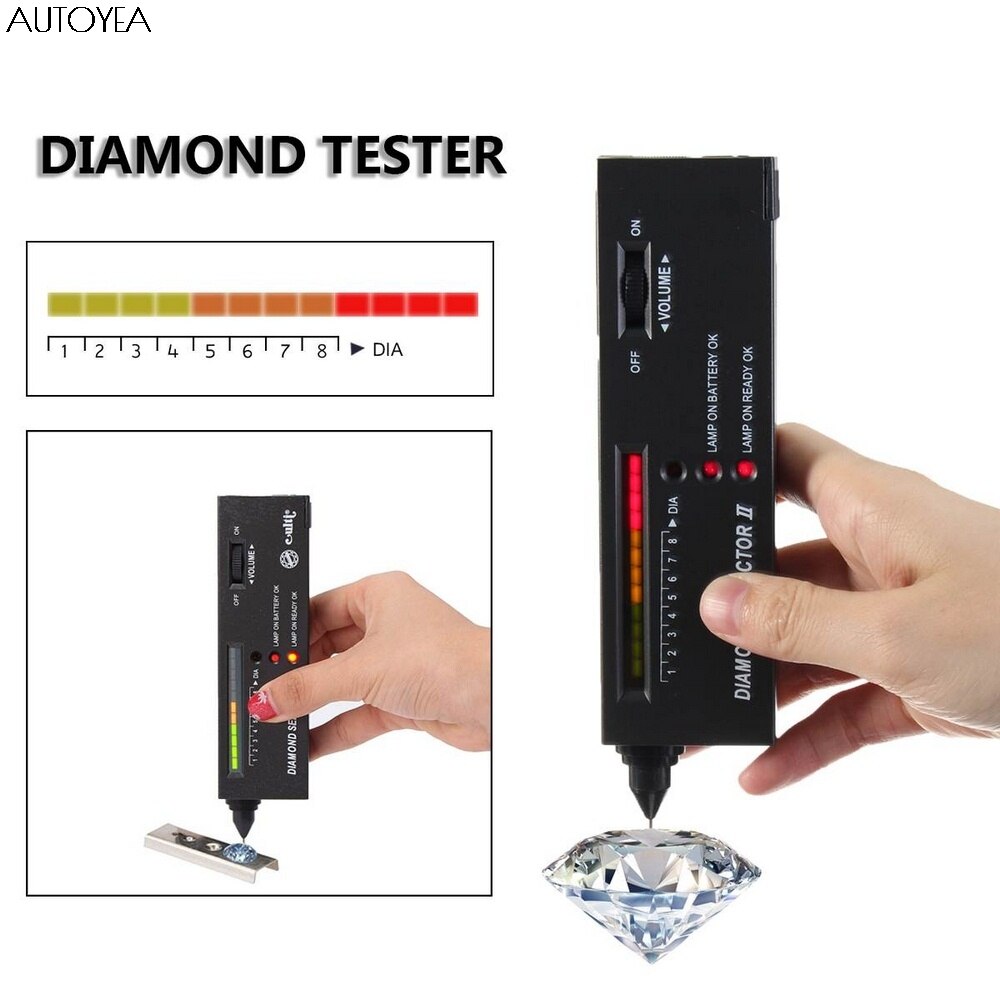 Professionele Diamant Tester Moissanite Edelsteen Diamond Tester Pen Led Indicator Diamond Selector Sieraden Gereedschap Testeur Diamant