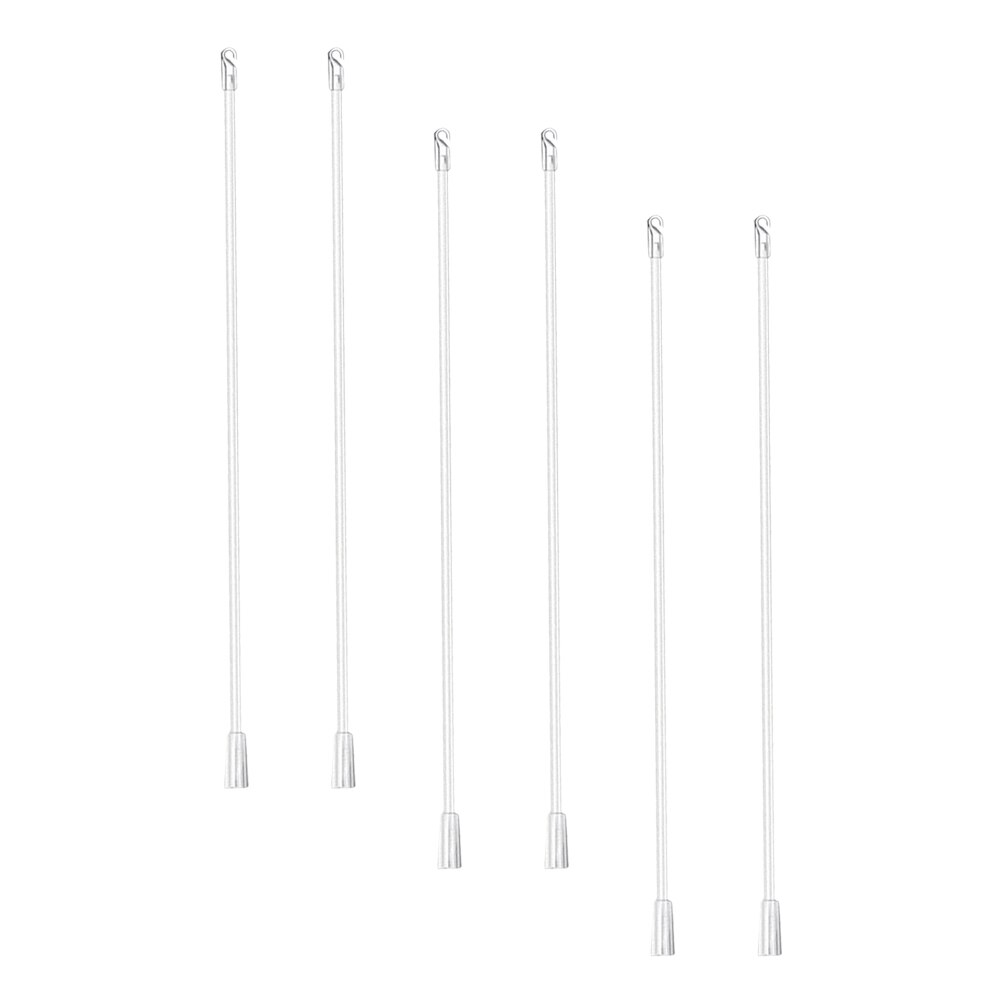 6Pcs Household Blinds Pulling Rod Transparent Blinds Handle Vertical Blinds Wand