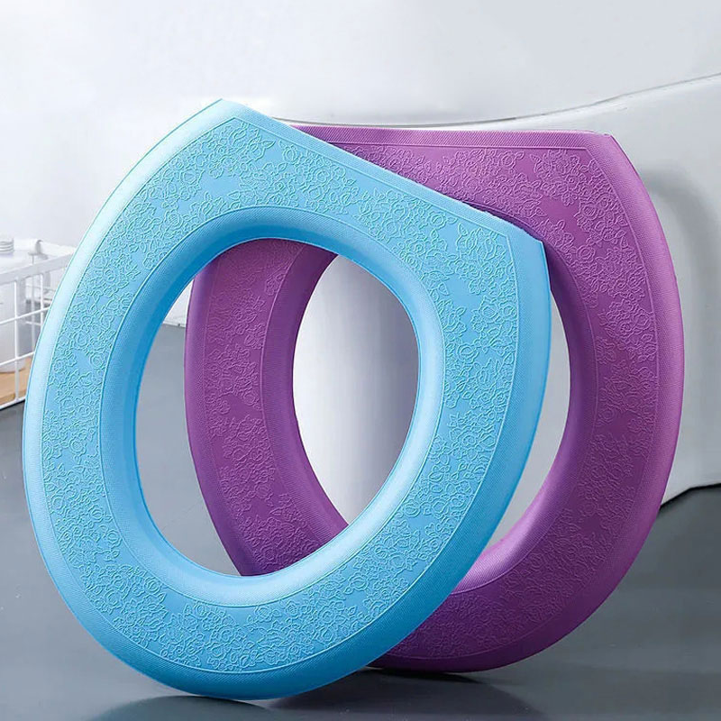 Zachte Eva Wc Cover Seat Waterpoof Badkamer Deksel Cover Kussen Herbruikbare Universele Toilet Kussen Closestool Wc Mat Set