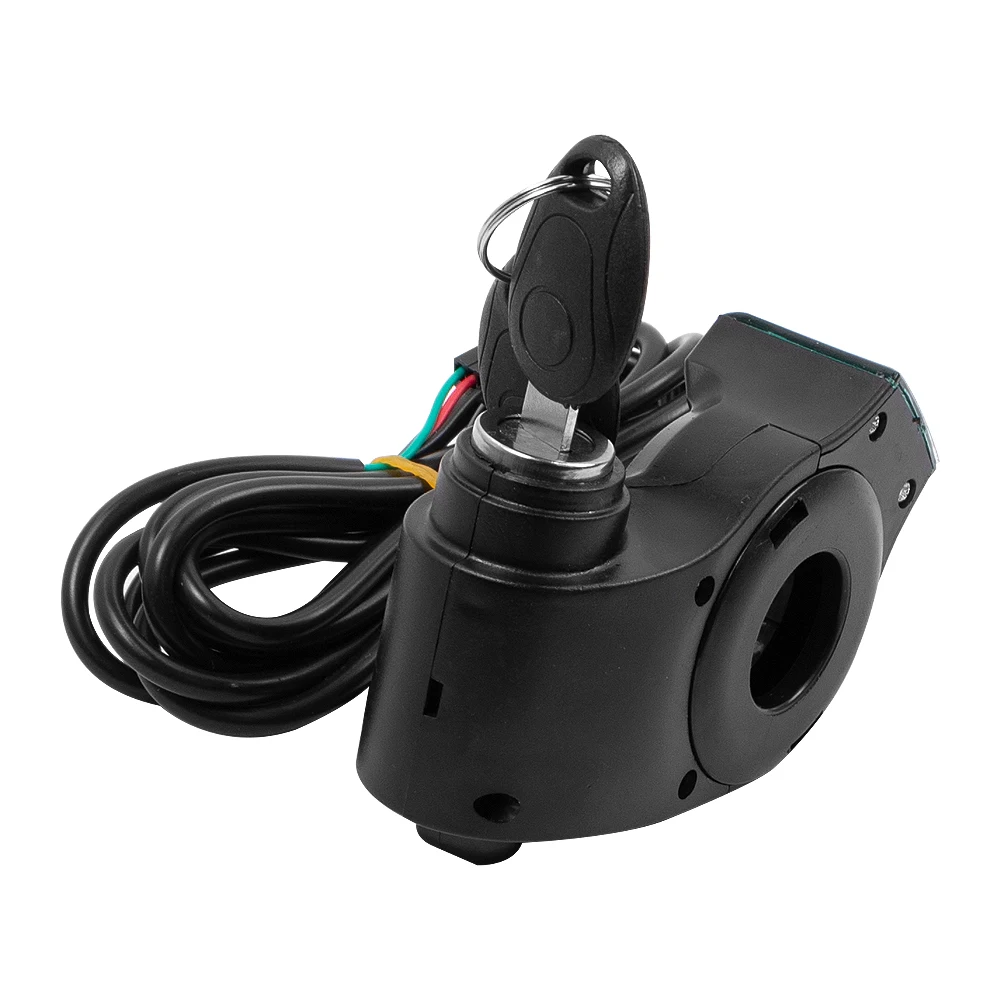 Interruptor de pantalla de voltaje Digital para patinete eléctrico ZERO 8X 10X 11X, llave de encendido, bloqueo de llave de encendido, voltímetro de acelerador de pulgar