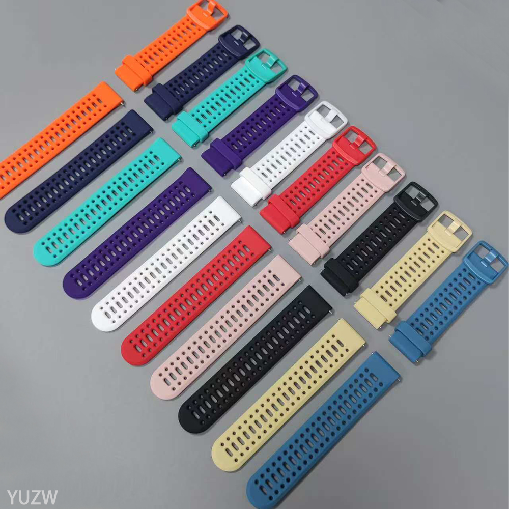 Hengittävä ranneke 20mm amazfit active 2 square/active 44mm -kellolle, gts 4 2 mini/bip 3 pro/gtr 42mm -kellolle, silikoninen urheiluranneke