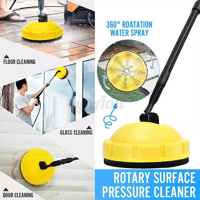 Spazzola per pavimenti con pulizia a spruzzo rotante per idropulitrice ROUE per Karcher/Nilfisk/Elitech/Lavor.