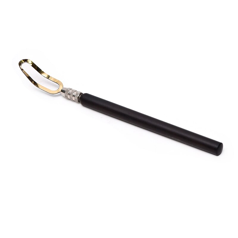 Clay Scraper Carving Tool Pottery Ceramics DIY Wooden Handle Ring Scraping Trimming Knife Polymer Clay Sculpture Modeling Tool: Pen shaped scraper