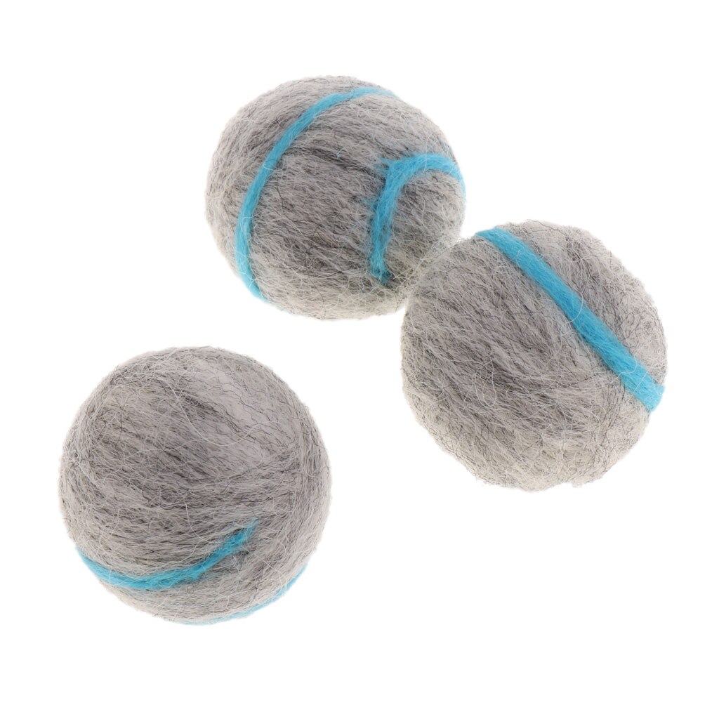Ręcznie robiona wełna filcowa- (3 sztuk) czysta filcowe kule z wełny-DIY pompony-różne pastelowe kolory-1.38 rozmiar w calach