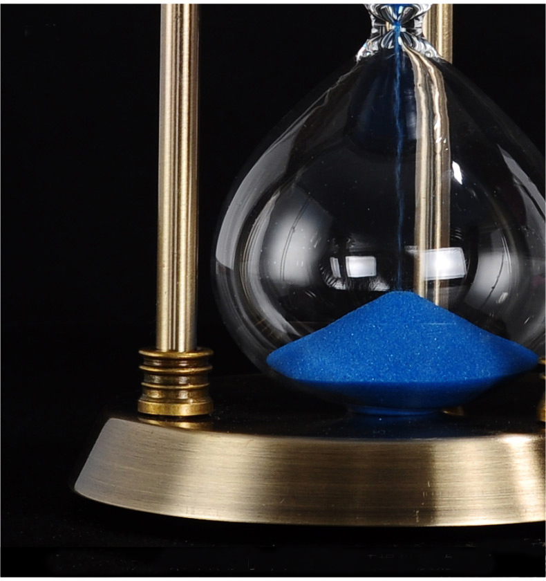 Metal Hourglass Empty Sand Watch Birthday Christmas Valentine's Day Wedding Home Decoration Kitchen Timer