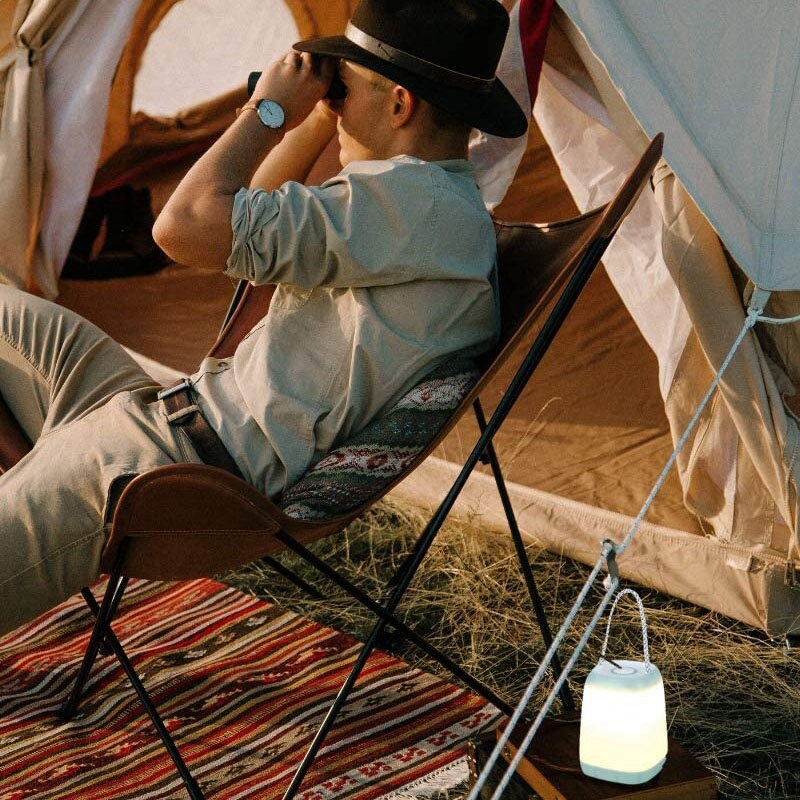 2 Pack LED Camping Light Portable Tent Lantern USB Rechargeable Tent Flashlight For Backpacking Camping Hiking Fishing