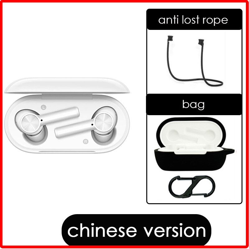 OnePlus-auriculares inalámbricos Bullets Z con Bluetooth 5,0, novedad oficial, auriculares con cancelación de ruido ambiental: CN n black