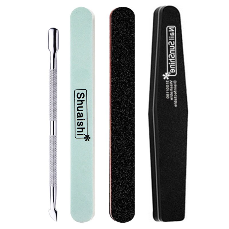 Manicure Set Polishing Strip Nail File Stainless Steel Dead Skin Scissor Dead Skin Fork Manicure Remover Exfoliating Tools Set: Manicure set2