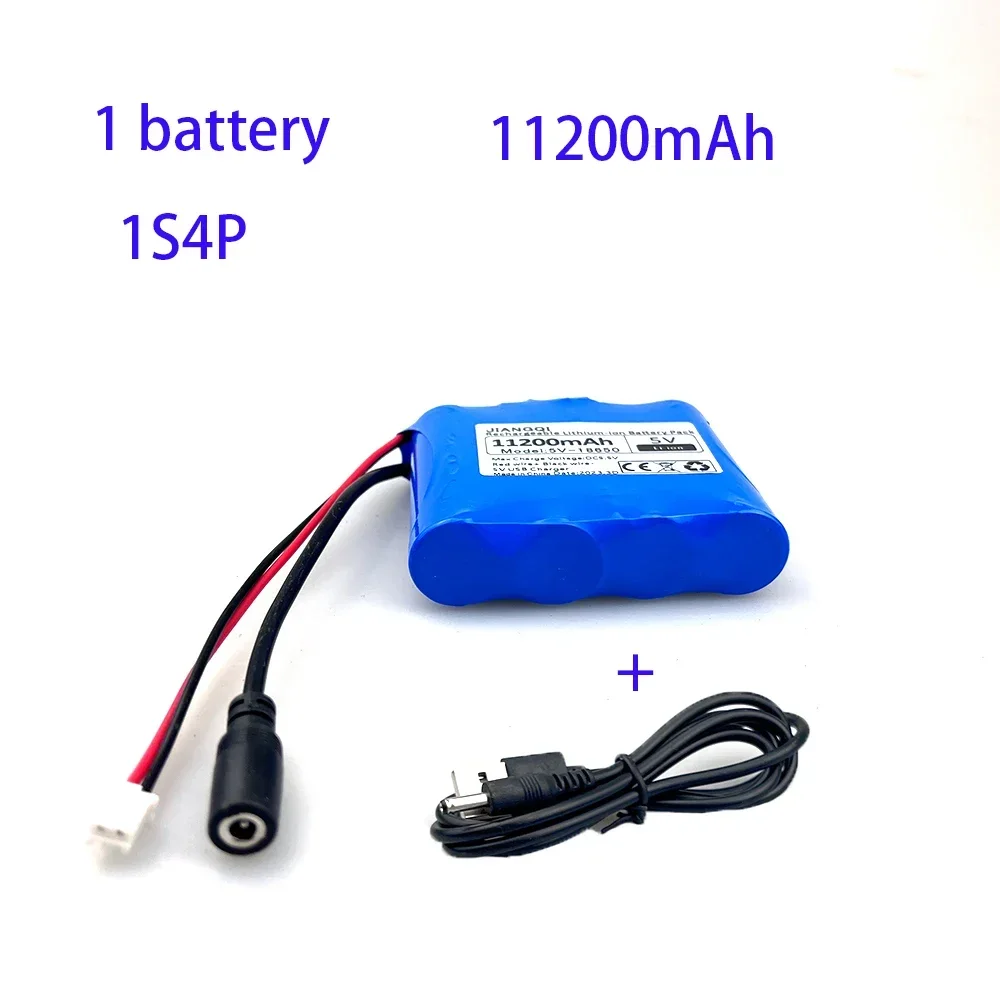 5V 18650 Lithium Battery 1s2p 1s3p 1s4p for Microcontroller LED Outdoor Light Bluetooth Speaker Audio Backup Power Supply: Gold