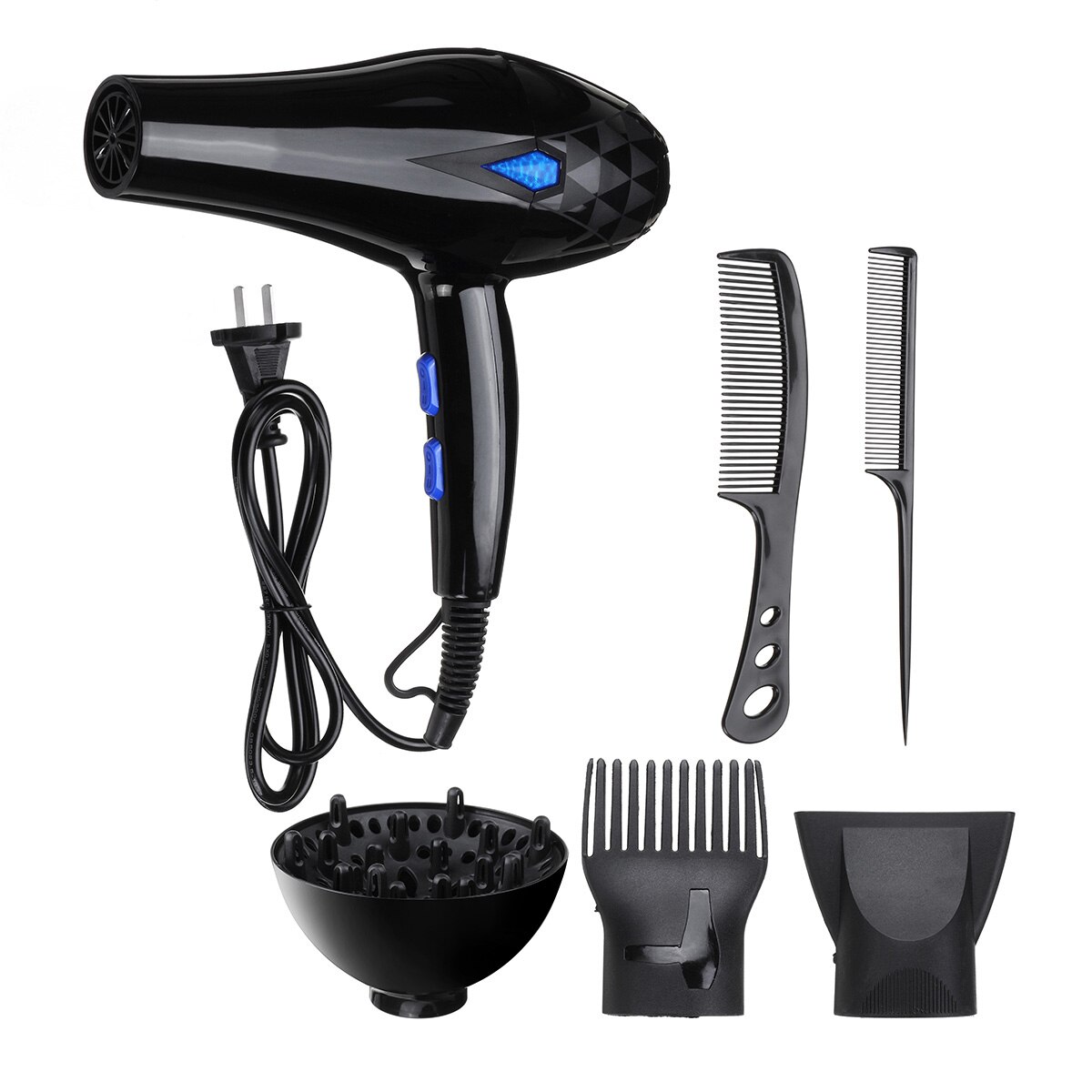 2200W Strong Power Hair Dryer for Hairdressing Barber Salon Tools Blow Dryer Low Hairdryer Hair Dryer Fan 220V
